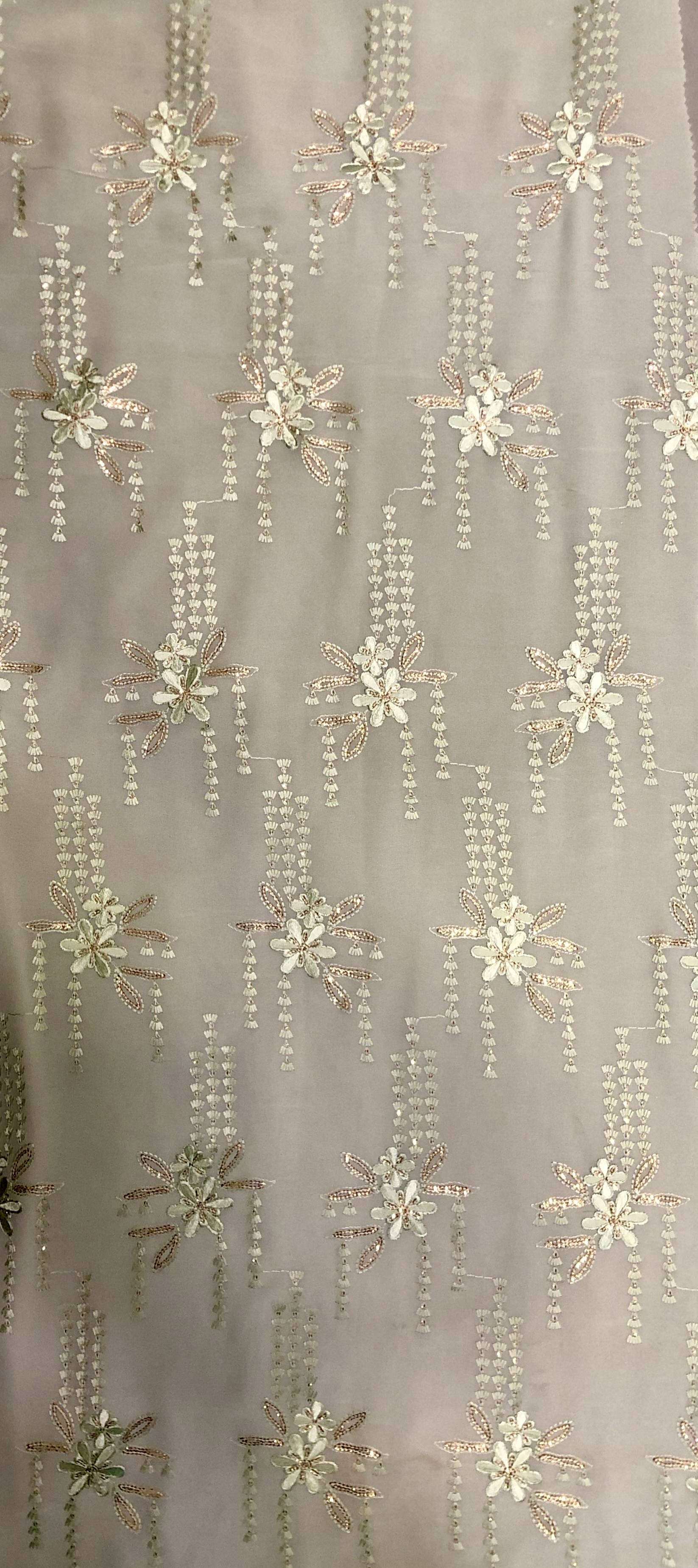 Embroidered Polyester Fabric - 8